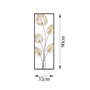 Wallity Strawberry Escultura de pared de metal Multicolor